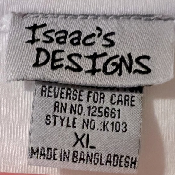 Isaac’s Designs Vintage Tee, Size XL - Picture 3 of 3
